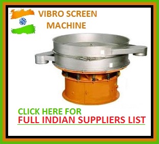 Vibro screen suppliers in India